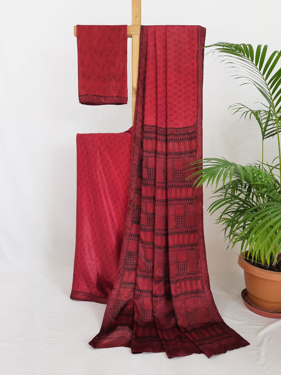 Bagh Modal Silk Saree